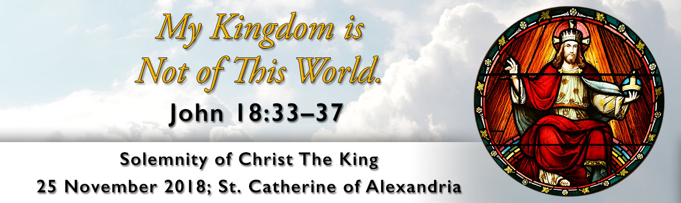 My Kingdom Is Not of This World': The Lordship of Christ and the Limits of  Government